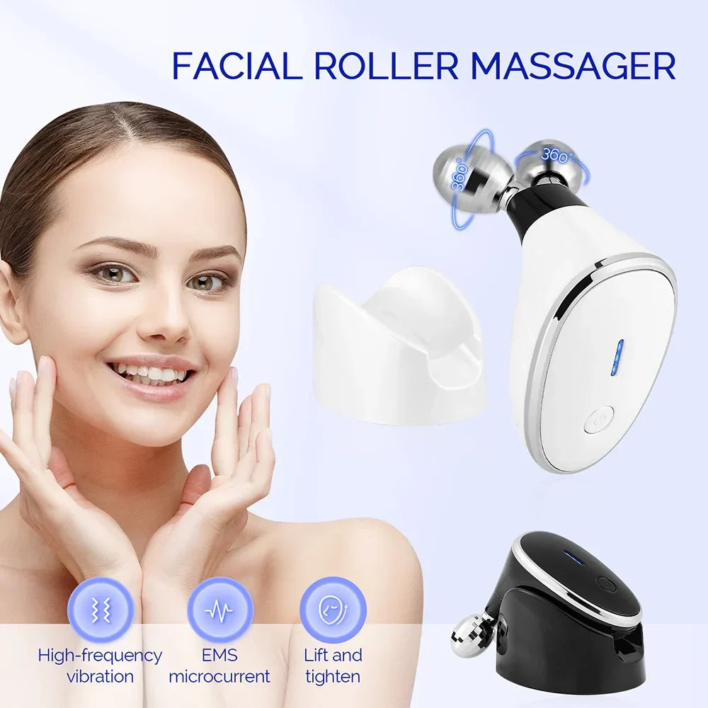 Ems Face Lifting Machine Face Slimming Roller Micro