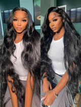 Hd Transparent Lace Front Human Hair