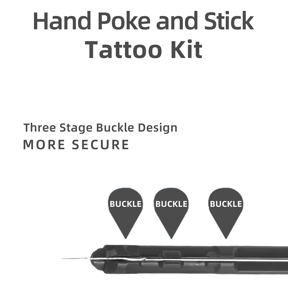 Diy Hand Poke And Stick Tattoo Kit