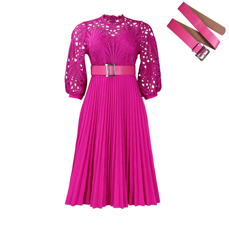 Casual Elegant Fashionable Solid Color Party Evening Dress