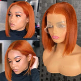 Density Ginger Orange Straight Bob Wig X