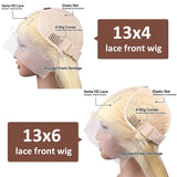 Wiggogo Blonde Lace Front Wig Glueless Hd Lace