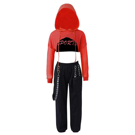 Kids Girls Jazz Hip Hop Dance Costume Street