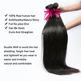 Wigirl Bone Straight Human Hair Weave Bundle Brazilian