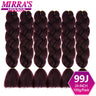 Jumbo Ombre Braids - Black, Brown, Blue, Pink