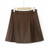 Autumn Clothes Women Pleated Skirt Plus Elastic Waist