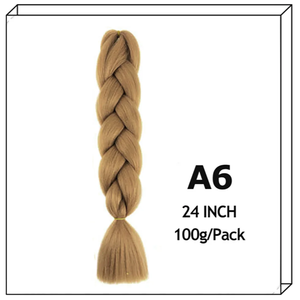 Synthetic Long Jumbo Ombre Braiding Hair For Women