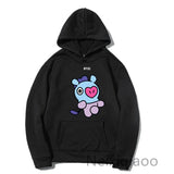 Bt21 Cartoon Prints Hoody Women Men Casual Hoodies