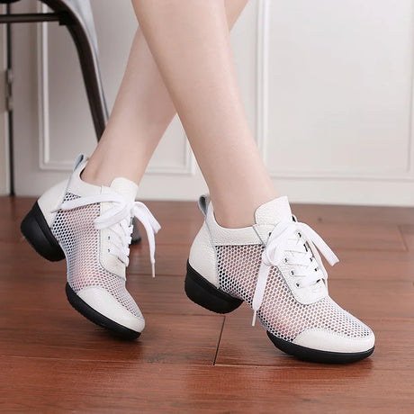 Dance Breathable Shoes Female Sailor Net Sports Shoes