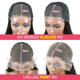 Glueless Wig Human Hair Ready To Wear And