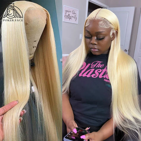 Honey Blonde Color Straight X Lace Front Human