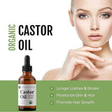 Castor Oil Prevents Hair Loss Stimulate Eyelashes Eyebrows