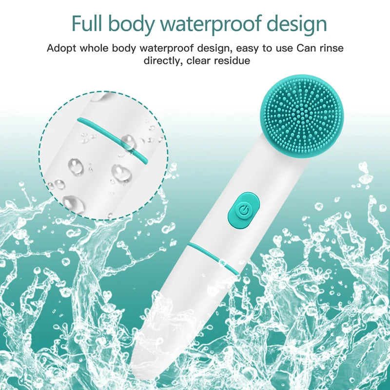 Electric Face Cleansing Brush For Facial Skin Care