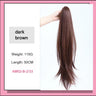 Long Wavy Straight Claw Clip On Ponytail Hair