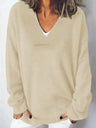 New Autumn Winter Women' Casual Sweater, Solid Long