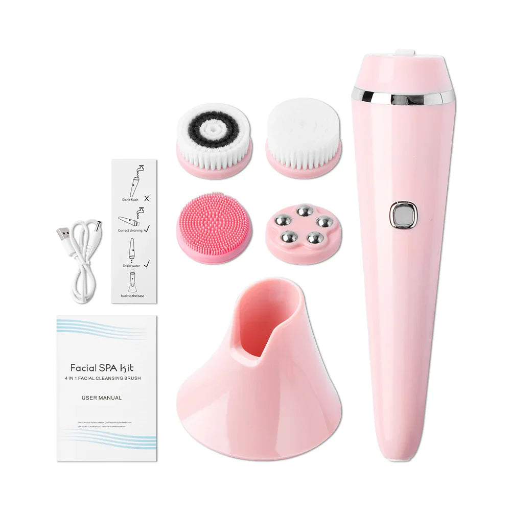 Electric Face Cleansing Brush For Facial Skin Care