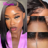 Glueless Wig Human Hair Ready To Wear Short