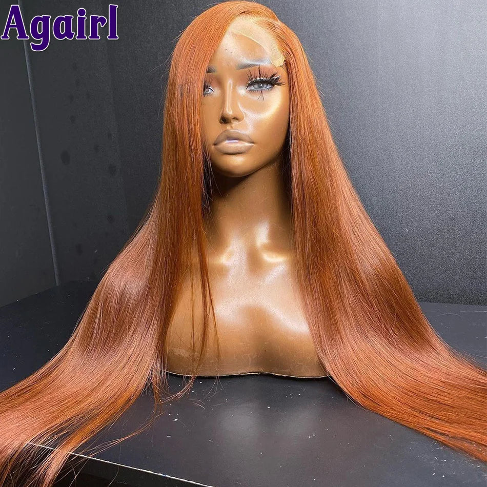 Mix Ginger And Copper Brown X Lace Front