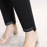 Capris For Women Black White Leggings Casual Summer