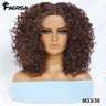 Kinky Curly Synthetic Lace Front Wig Black