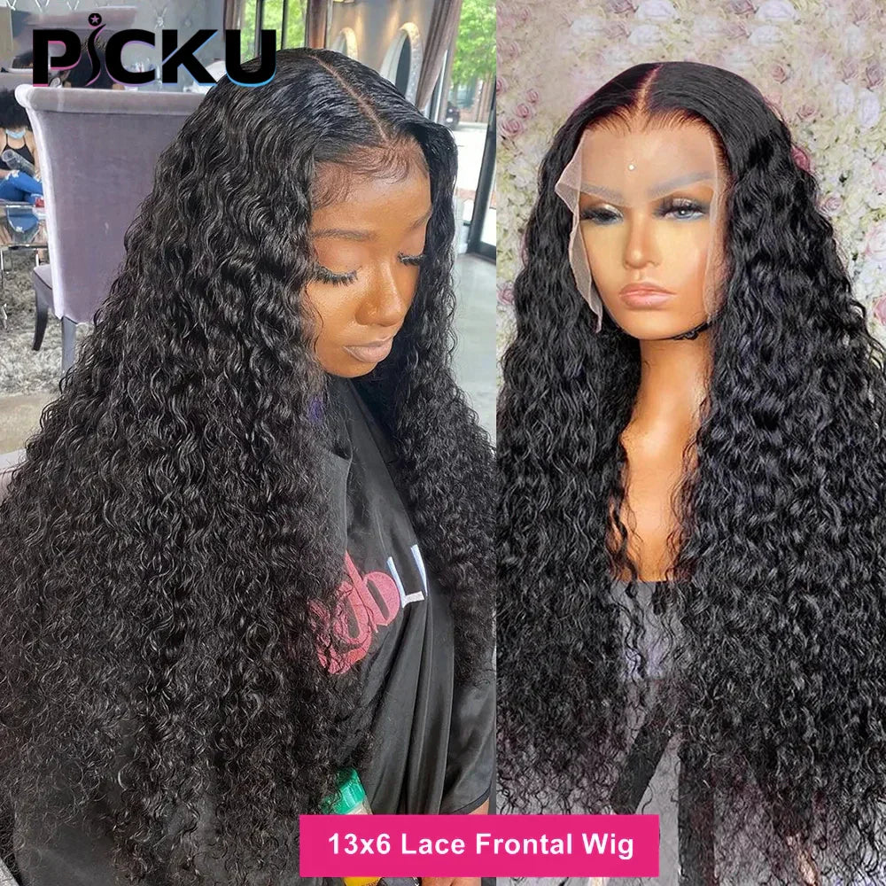 Glueless Wig Human Hair Ready To Wear Deep