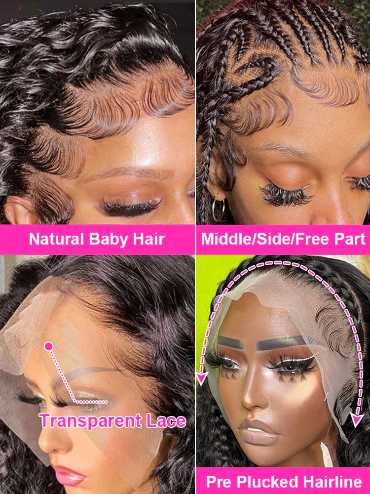 Loose Deep Wave Lace Frontal Wig X Hd