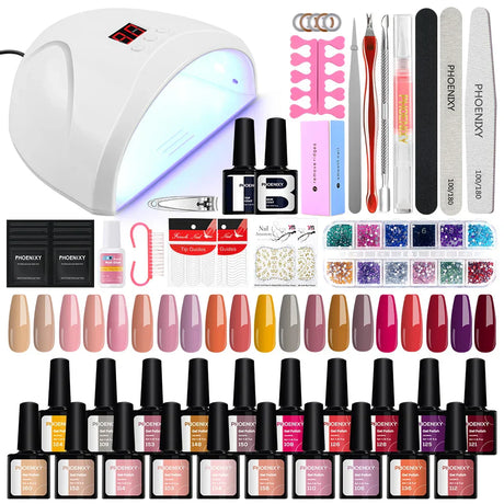 Phoenixy Gel Nail Polish Set With W Nail