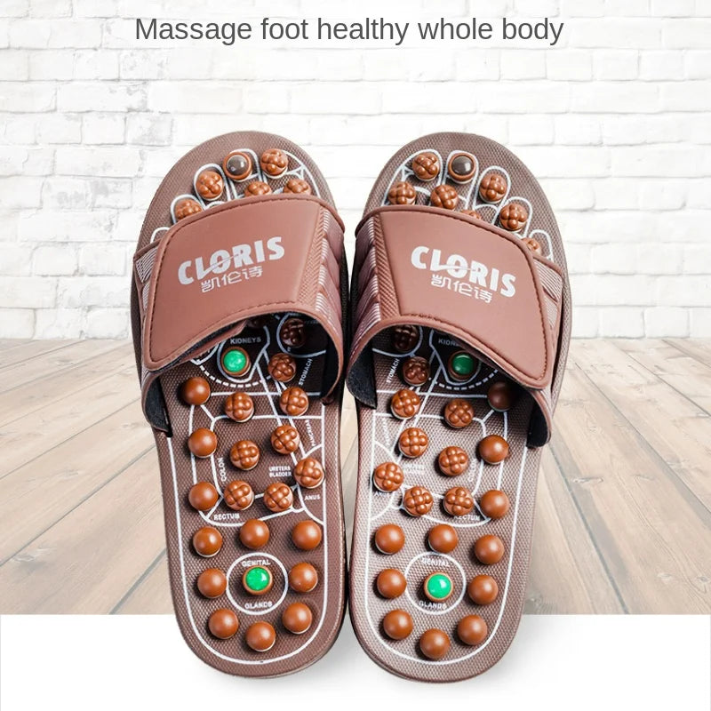 Jade Massage Button Slippers Feet Massager Acupoint Massage