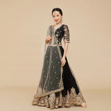 Yiman Exotic Indian Dance Gown Women' Dance Gown