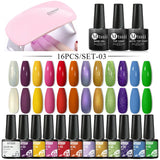 Gel Nail Polish Set With W