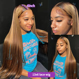 Hairinside Straight Highlight Wigs Human Hair