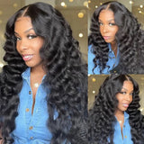 Loose Deep Wave Human Hair Wigs For Women