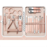 Manicure Set Professional Nail Clippers Kit Pedicure Care