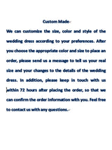 Luxury Wedding Dresses Lace Appliques A-Line Half Sleeve