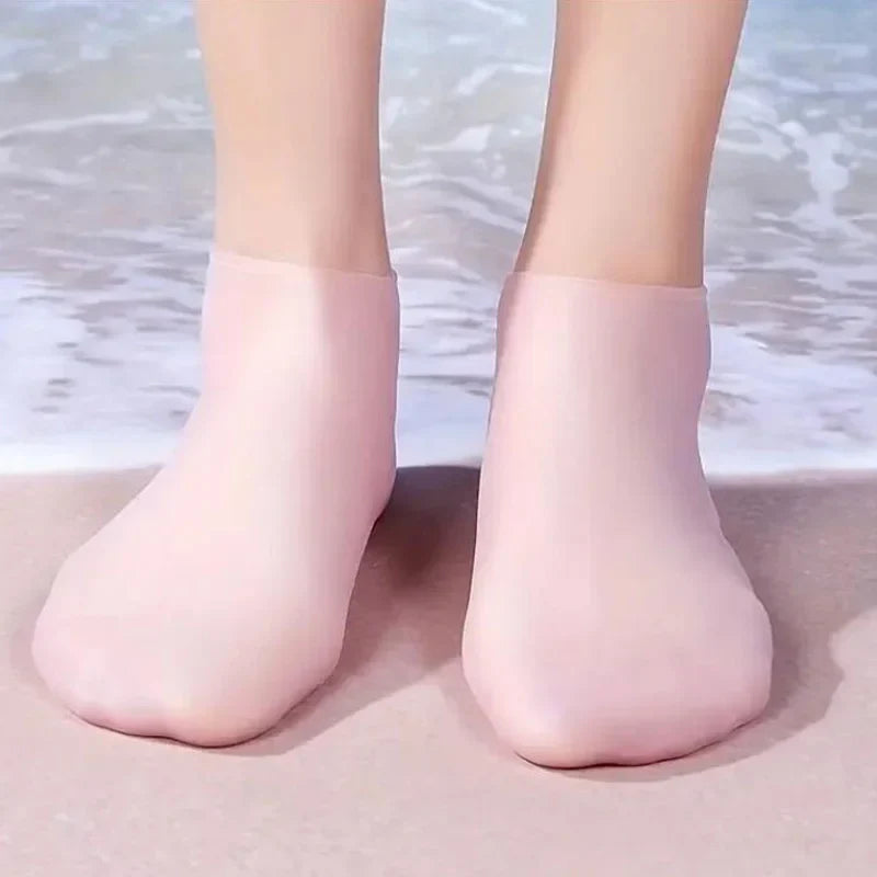 Pair Silicone Foot Care Socks Anti Cracking Moisturizing
