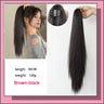 As Long Wavy Straight Claw Clip On Ponytail