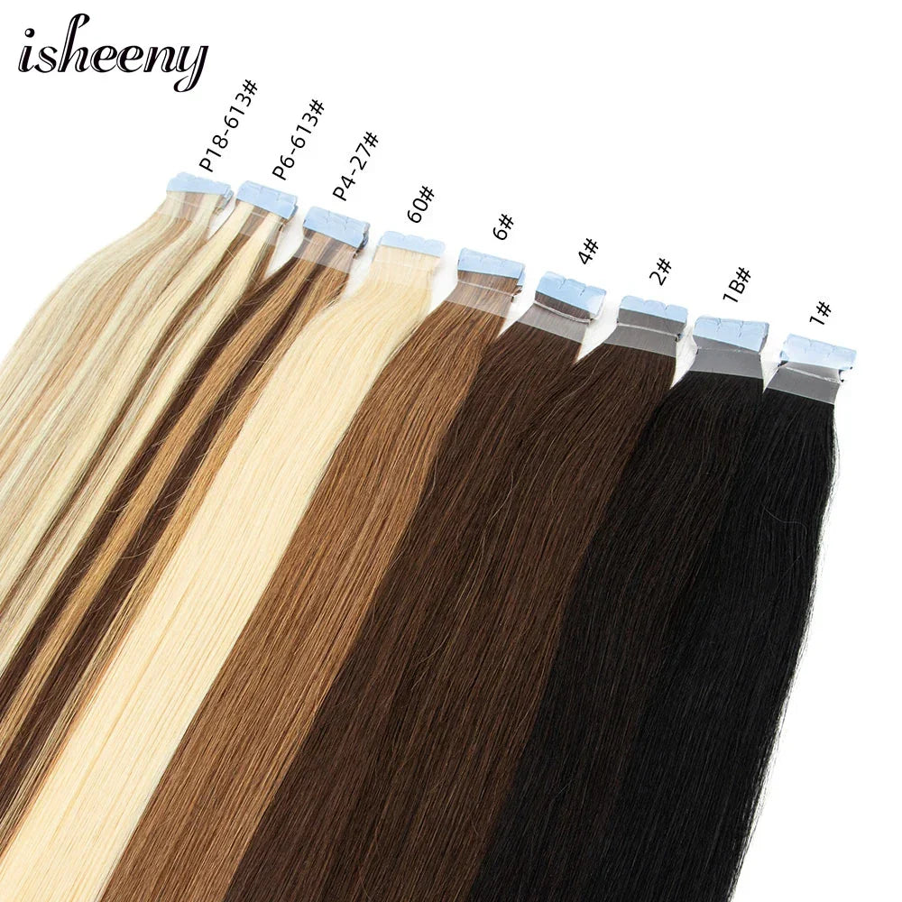 Isheeny Mini Tape Hair Extensions Machine Remy