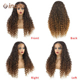 Bohemia Full Lace Box Braided Wig Synthetic