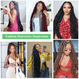 Kaylss Full Double Lace Knotless Locs Braided