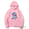 Bt21 Cartoon Prints Hoody Women Men Casual Hoodies