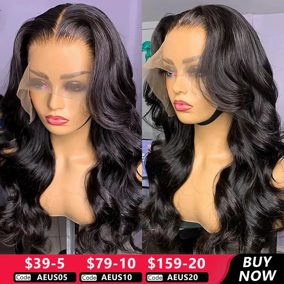 Body Wave Lace Front Wig 5X5 6X4 Gluless