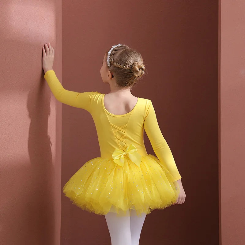 Girls Ballet Dance Tutu Dress Kids Short /Long