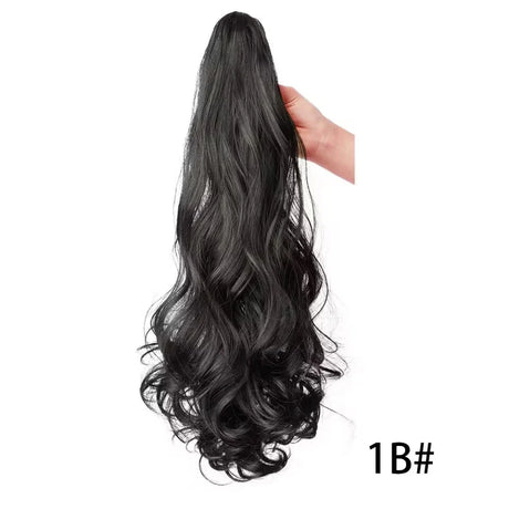 Ponytail Extension Wavy Curly Ponytail Hair Extension Synthetic