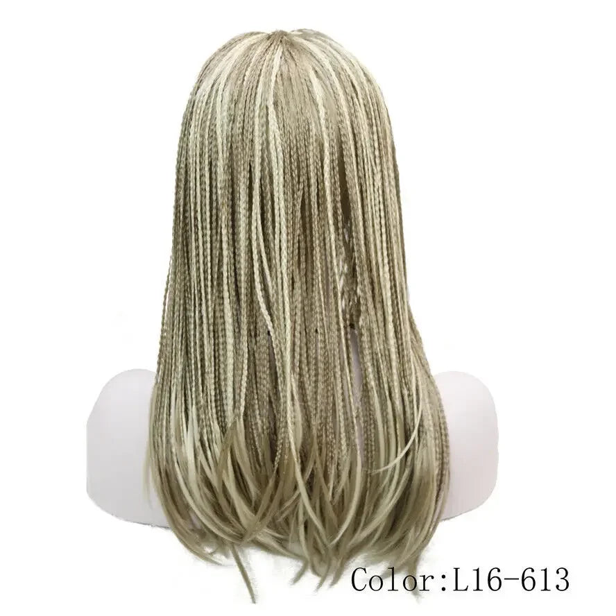 8-Color Long Straight Headband Braided Wig for Women