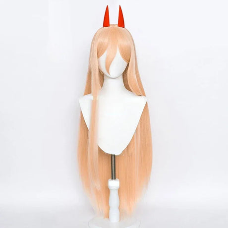 Anime Chainsaw Man Makima Power Cosplay Wig Long