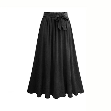 Casual Streetwear Long Skirts Women Summer Chiffon Lace