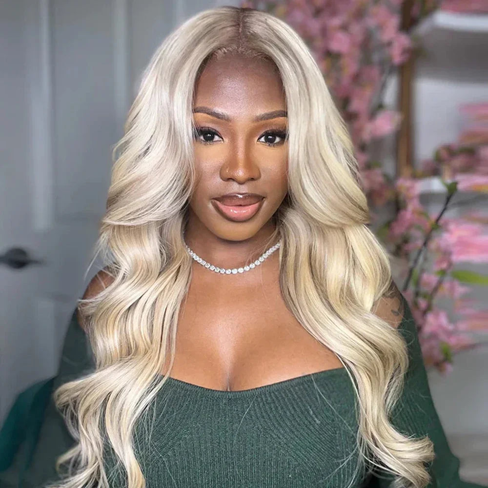 Ash Honey Blonde Lace Front Wig X Synthetic