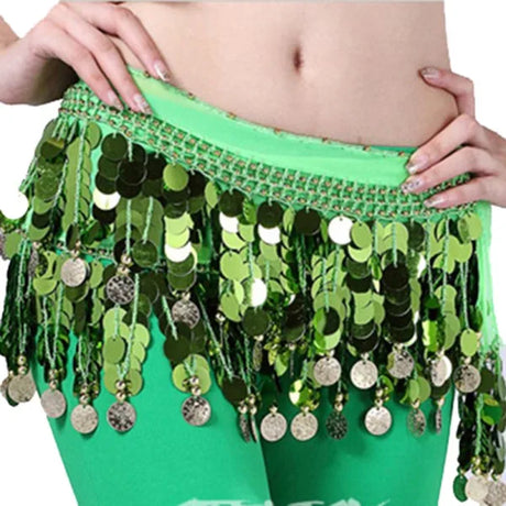 Belly Dance Belt Costumes Sequins Tassel Belly Dance