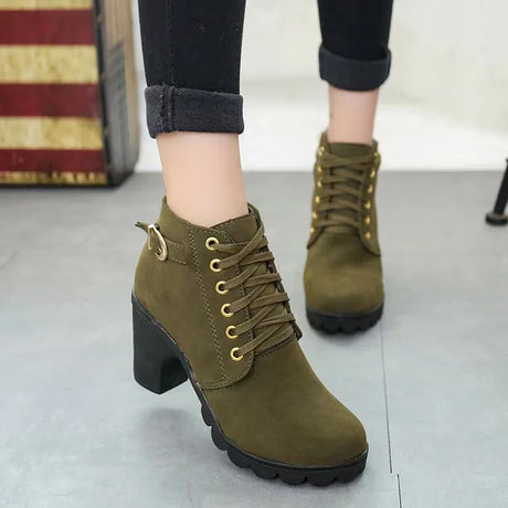 Winter Size Jazz Dance Boots High Heels Latin