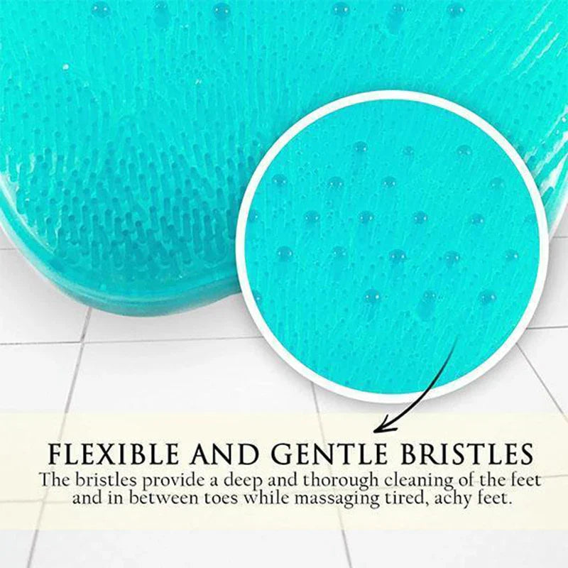 Shower Foot Scrubber Massager Cleaner Non-Slip Exfoliation Acupressure